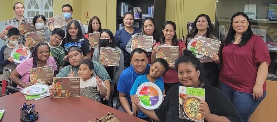 Thirteen families have completed a nutrition education program at the CHCC Family to Family Health Information Center.