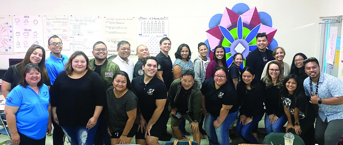 The Public School System’s Instructional Technology and Distance Education program held a workshop for online teachers at Saipan Southern High School on Saturday. Contributed photo
