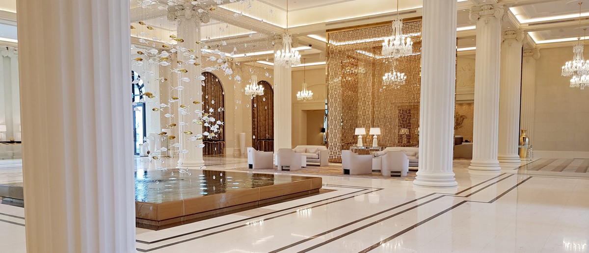 The lobby of the newly opened Imperial Palace Resort east wing. Photo by Emmanuel T. Erediano