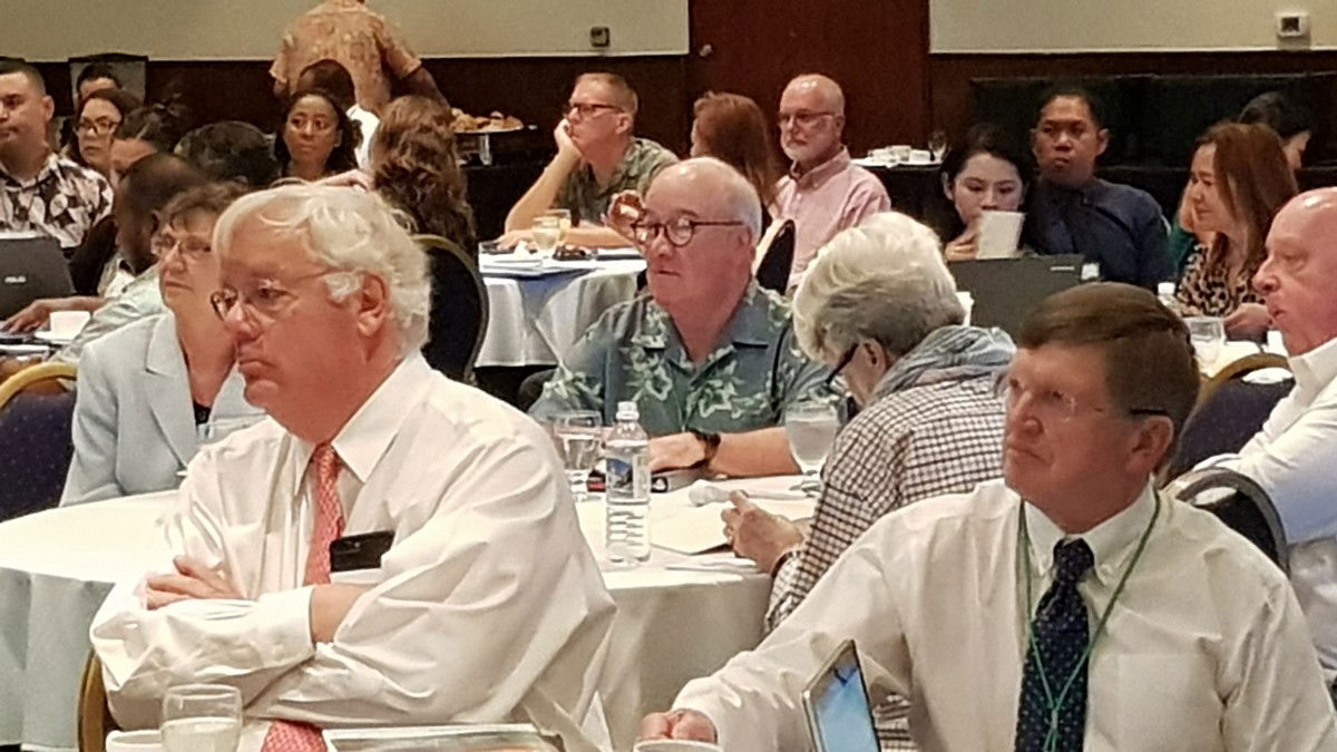 Attorneys and legal staffers from the U.S. and Micronesia attend the 2020 Pacific Judicial Council Conference at Fiesta Resort & Spa. Photos by Bryan Manabat