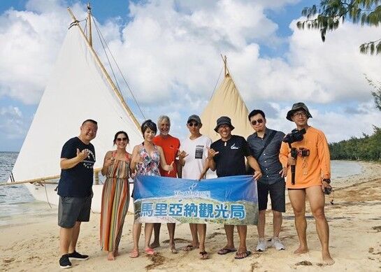 Media from Taiwan learn about celestial navigation from 500 Sails on Dec. 18, 2019. MVA photos