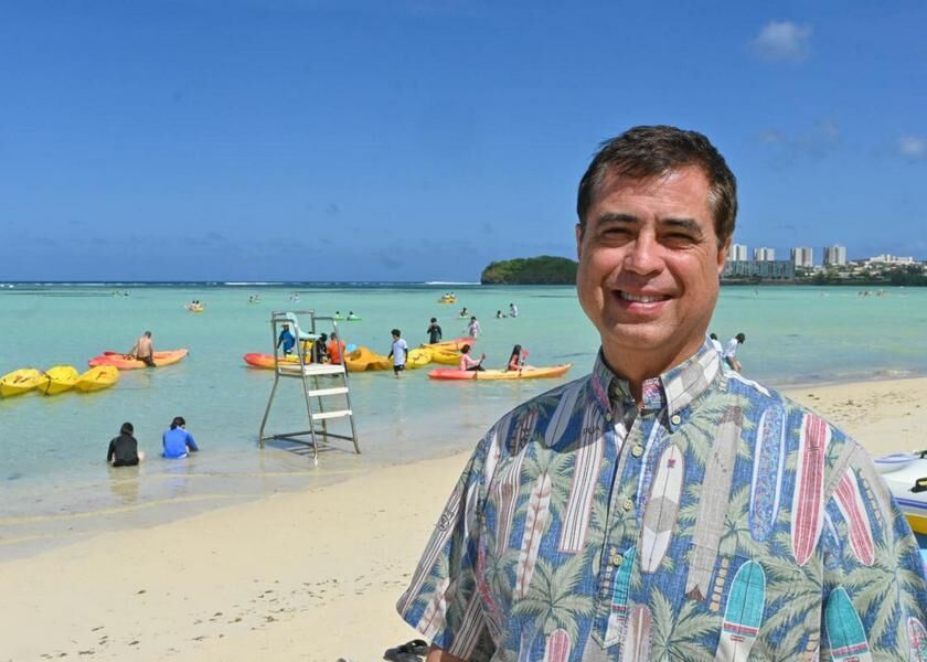 Steven Kasperbauer, president of the Alupang Beach Club, is optimistic that Guam will recover from the current tourism slump. Photos by David Castro/The Guam Daily Post