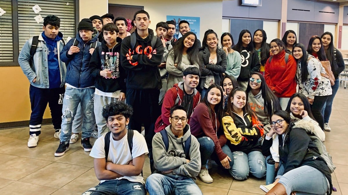Marshallese high school students in Spokane, Washington gathered this past week to learn about what happened in the shooting death of Marshallese Clando Anitok, and to know their rights as well as how to respond to police. Contributed photos