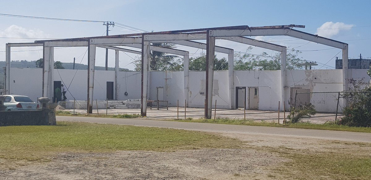 The San Jose Church social hall is undergoing renovation to serve as a temporary house of worship. Photos by Junhan B. Todino