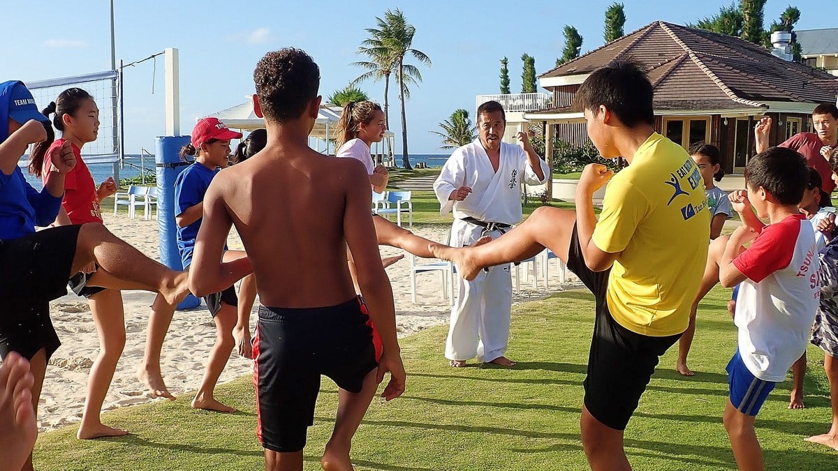 Kick training is good for swimmers