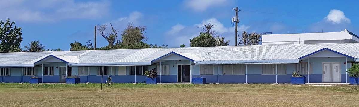 The repairs to Building I of William S. Reyes Elementary School have been completed. Photo by Lori Lyn C. Lirio