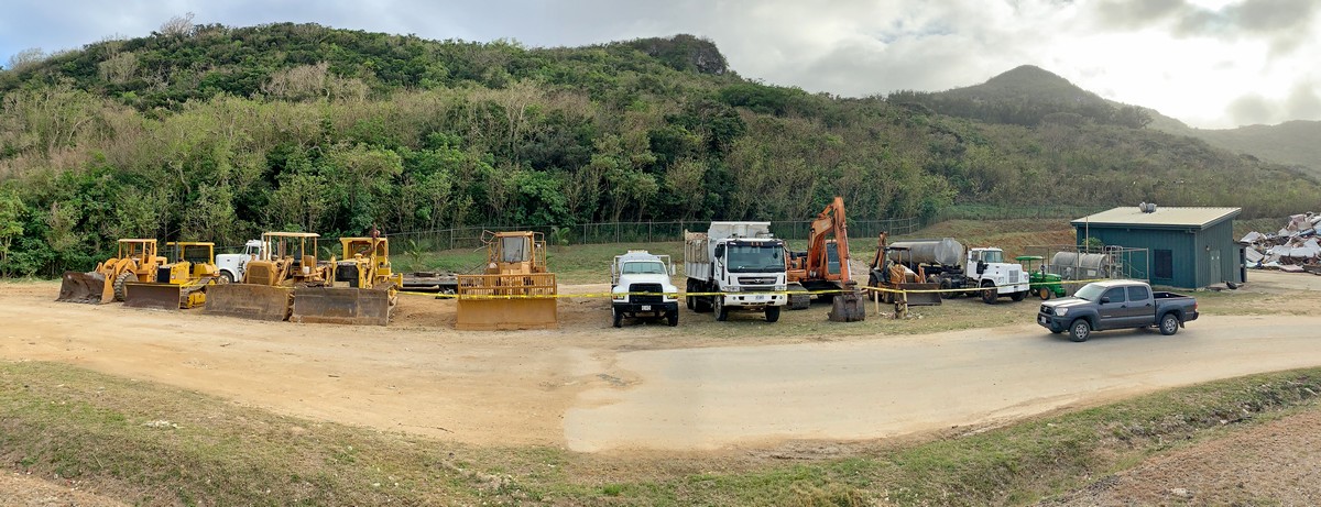Tang’s Corp. provided this photo of the equipment it used at the Marpi landfill. Contributed photo