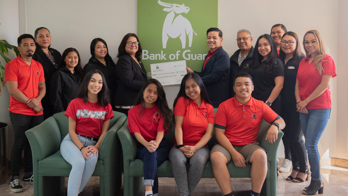 To support higher education in the CNMI, Bank of Guam recently made a $5,000 donation to the Northern Marianas College Foundation. NMC photo