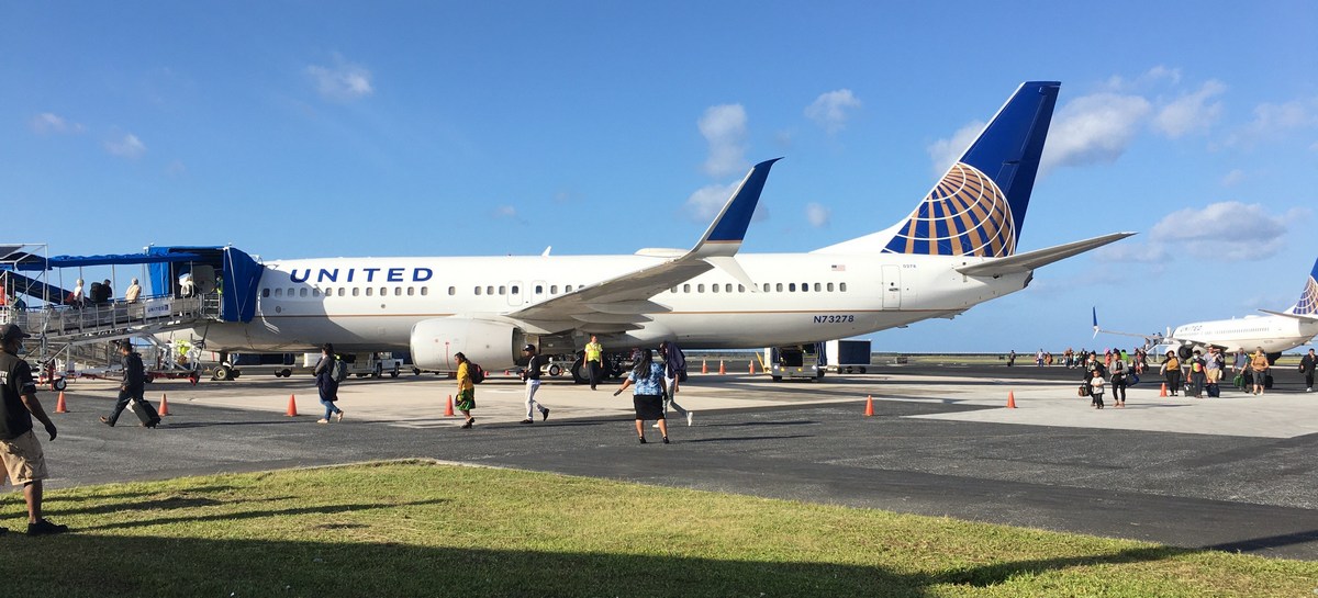 The Marshall Islands closed its borders to incoming airline passengers on March 8 and since March 21, when United Airlines suspended regular flights, the country has had no international air service. Photo by Giff Johnson