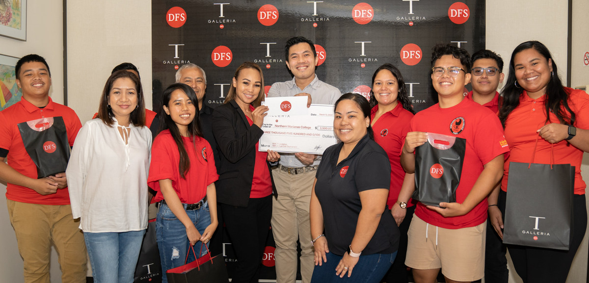 T Galleria Saipan recently donated $3,500 in cash and merchandise to the Northern Marianas College Foundation. The NMC Foundation will host the 16th Annual Golf Tournament on Saturday, March 21, at the LaoLao Bay Golf and Resort. NMC photo