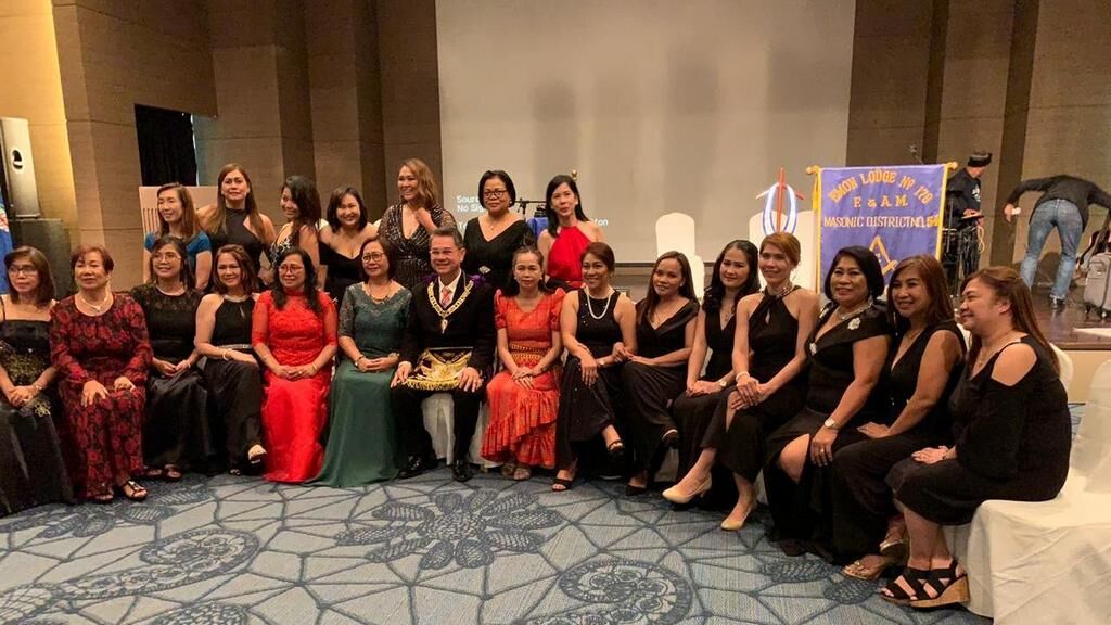 The spouses of the members of the Emon Masonic Lodge No. 179. Contributed photos