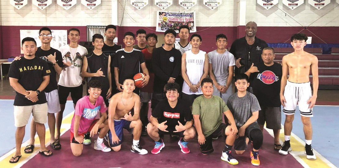 Thee NMI Lady Rollers gather for a group photo at the Gillette Multi-Purpose Gymnasium. Contributed photo