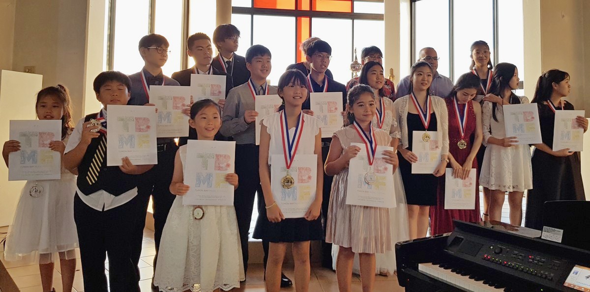 Yonsei Academy of Saipan students at the Tumon Bay Music Festival. Contributed photos