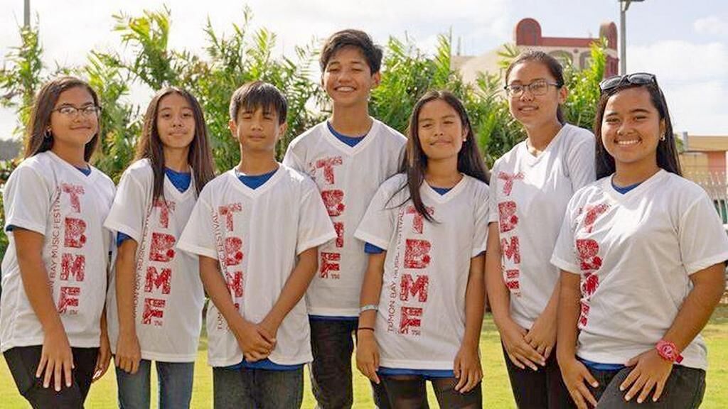 Hopwood Middle Schools’ HDMP “T-Woah” won gold in the Tumon Bay Music Festival’s Jazz, Rock and Beyond category. Contributed photos