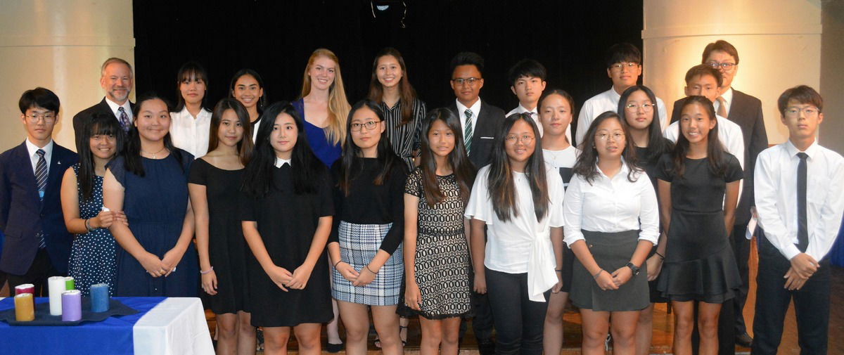 Saipan International School counselor Whit Altizer, left, with headmaster Dr. Ron Snyder. SIS photo