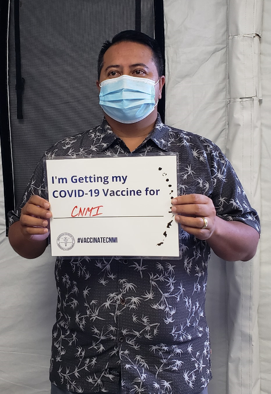 Gov. Ralph DLG Torres was among those who received the Covid-19 vaccine on Saturday morning at the CHCC Medical Care and Treatment Site.Office of the Governor