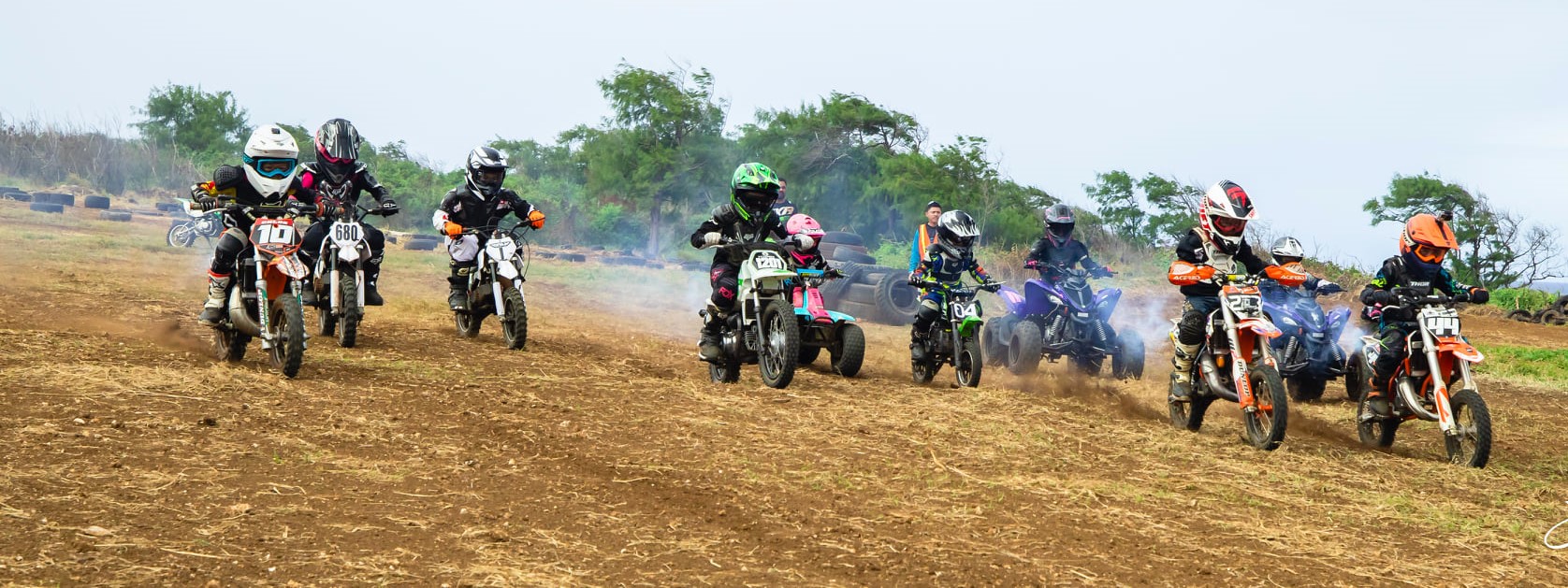 The Marianas Racing Association’s Peewee 1 and 2 and Mini ATV division races were held Sunday at the Cow Town track.Photo by Joseph Chin
