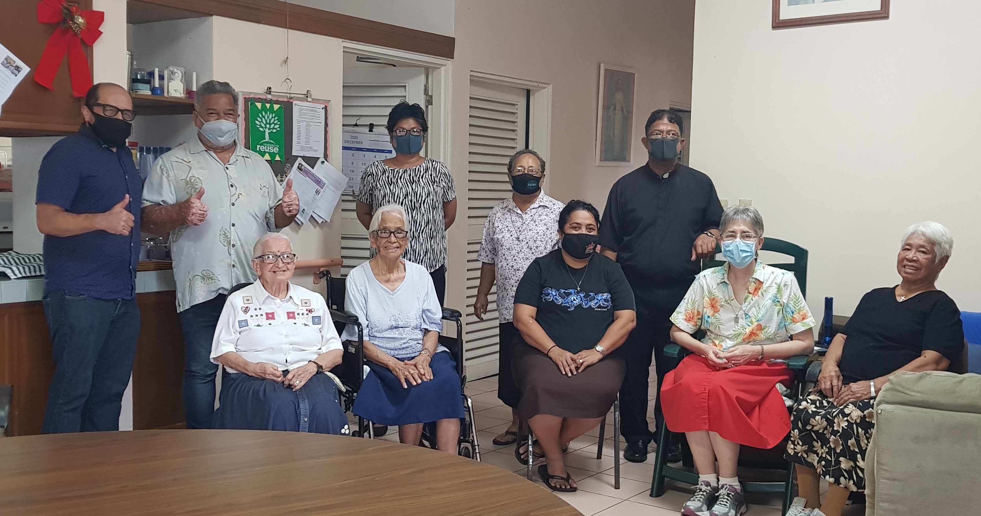 The Sisters of Maturana received a generous Christmas donation on Wednesday at the Maturana House of Prayer.
