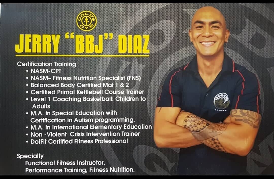 Gold's Gym Personal Trainer Jerry Diaz