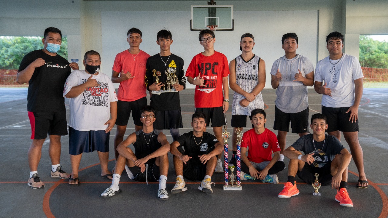 The Rollers B pose after winning the U17 division championship of the RBA Holiday Tournament on Monday at the Koblerville gym.Contributed photo