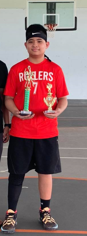 Rollers Red's Mykee Mercado Jr. is the Season MVP and Assist Leader of the U13 RBA Holiday Tournament at the Koblerville gym.Contributed photo