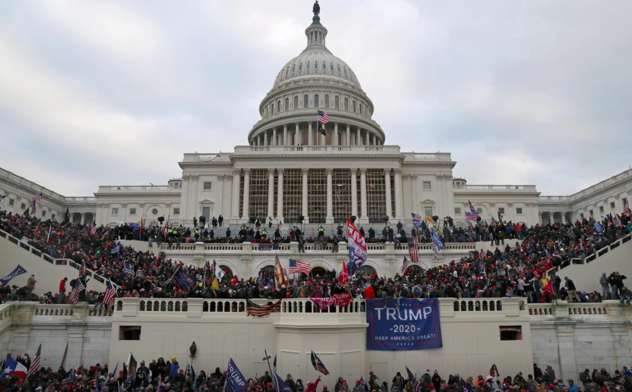 Supporters of  President Donald Trump storm the U.S. Capitol in Washington, D.C. on Jan. 6, 2021.REUTERS