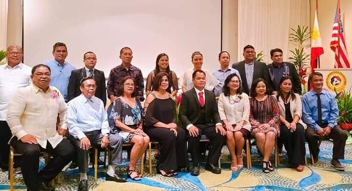 The 2020-2021 United Filipino Organization officers and board members pose for a photo on Jan.9 at Fiesta Resort.Contributed photo