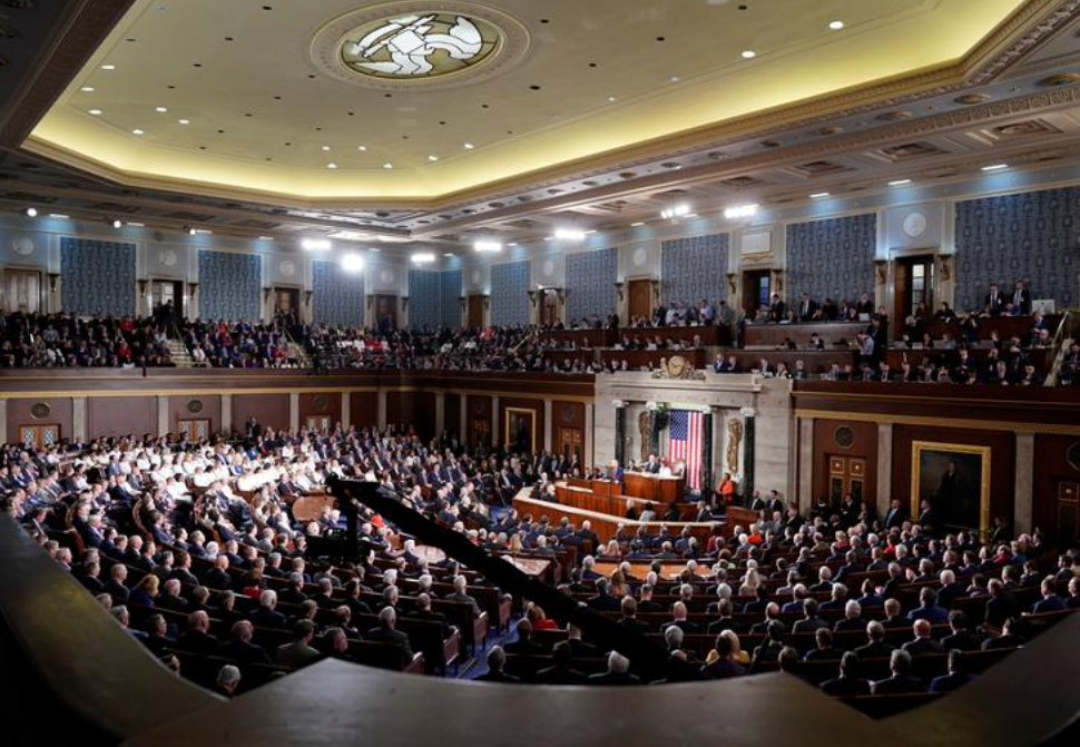 President Donald Trump delivers the State of the Union address to a joint session of the U.S. Congress in the House chamber of the U.S. Capitol in Washington, D.C. on Feb. 4, 2020.REUTERS