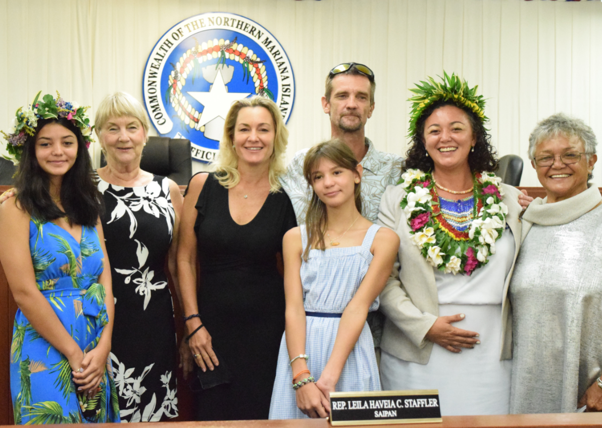 Rep. Leila Staffler and her family.