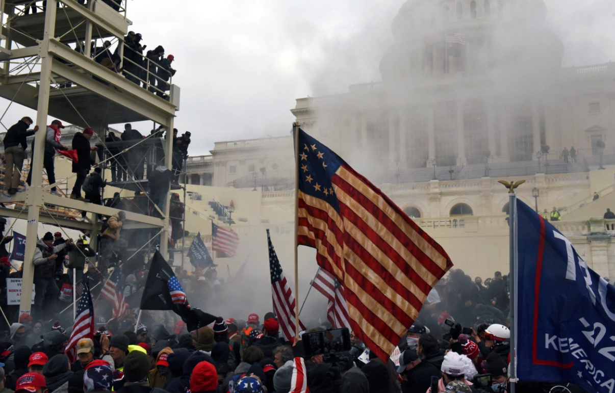Supporters of President Donald Trump protest in front of the U.S. Capitol in Washington, D.C. on Jan. 6, 2021.REUTERS