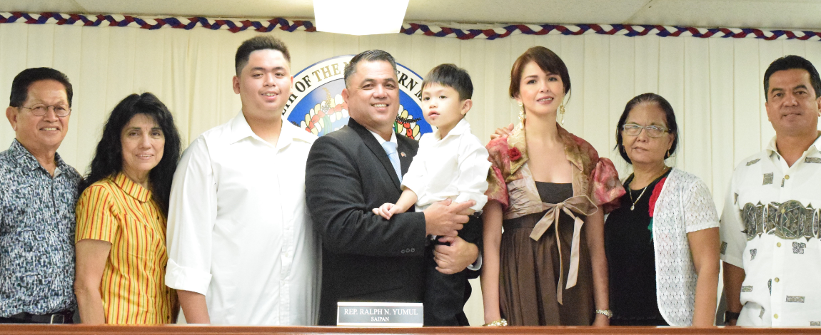 Rep. Ralph Yumul and his family.
