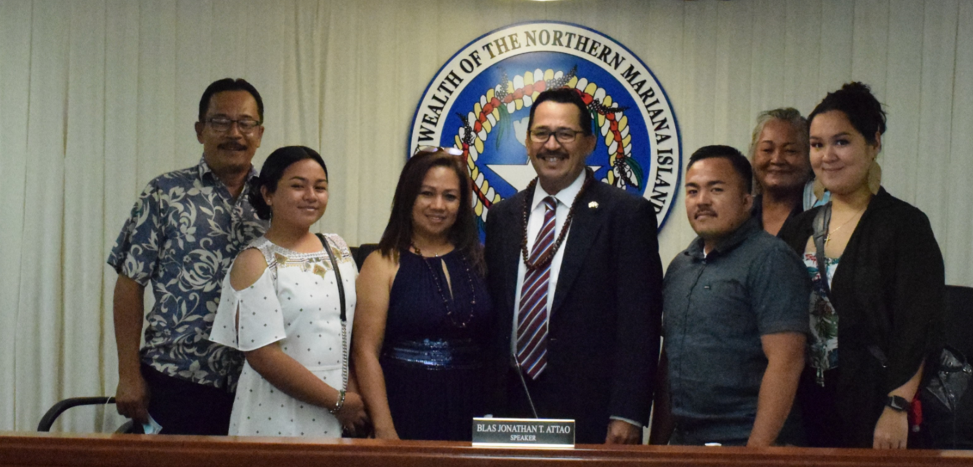 Rep. Patrick San Nicolas with family.
