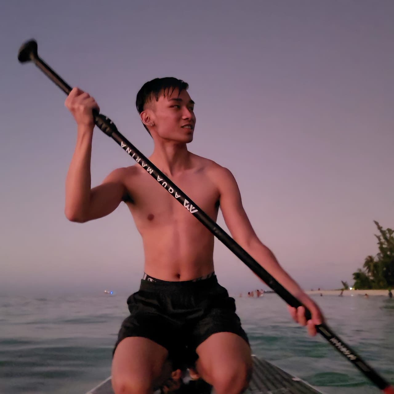 Charlestone Kim is also into paddle boards.Contributed photo
