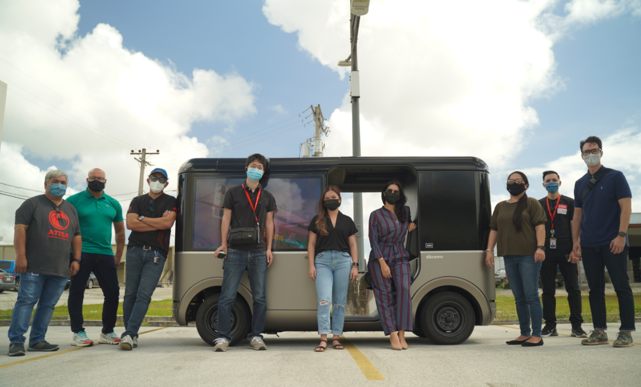 The SC-1 Live Demonstration Team.Docomo Pacific photo