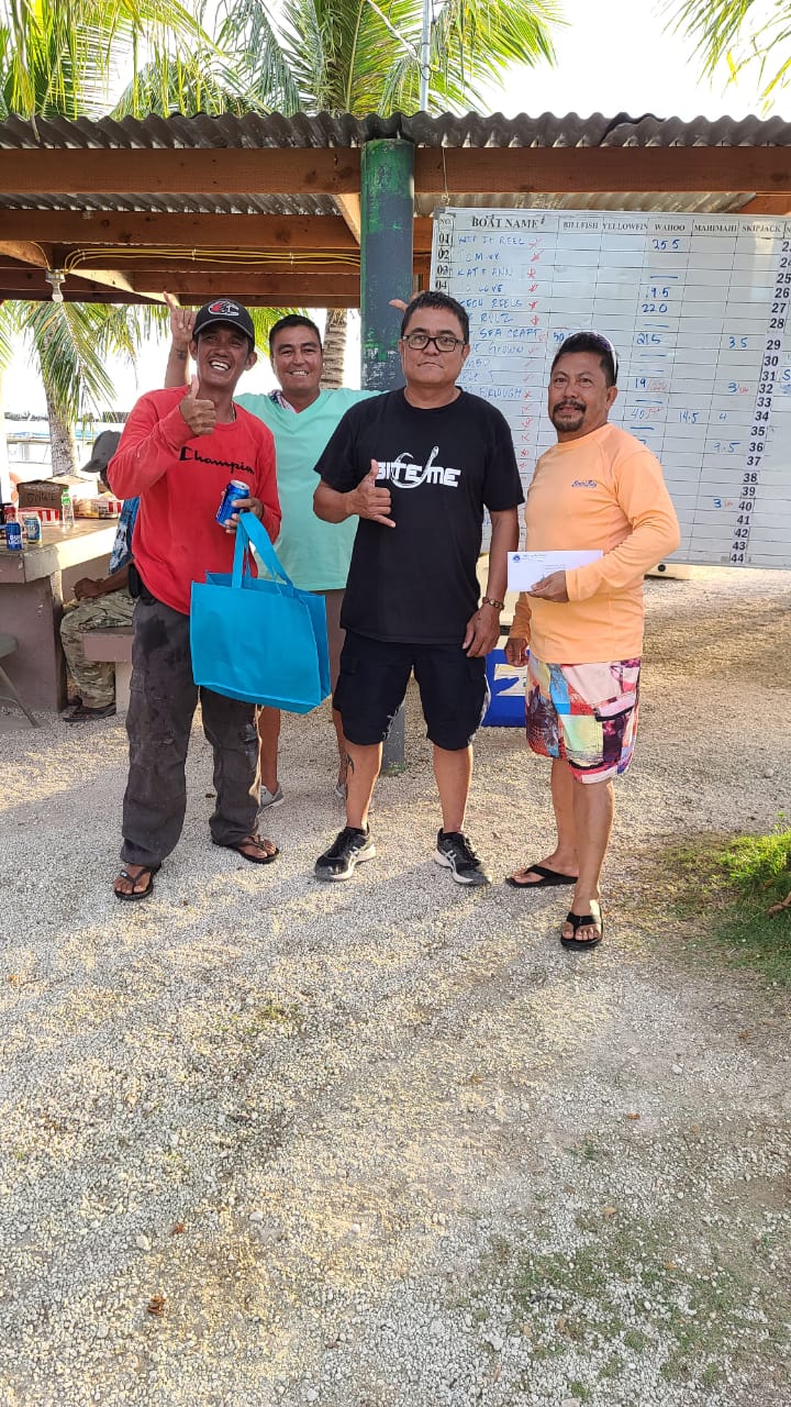 Team RCC with Raymond T. Dela Cruz of the Tinian Fishermen's Association.Contributed photo