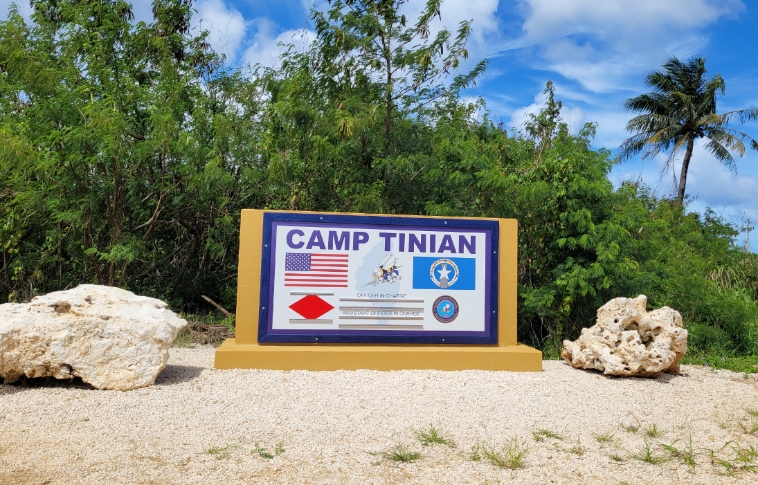 The Seabees’ camp on Tinian.Photo by Bryan Manabat