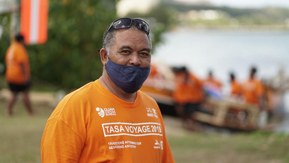 Master Navigator Larry Raigetal, originally from Yap, teaches seafaring traditions on Guam.Photo by Kevin Milan/The Guam Daily Post