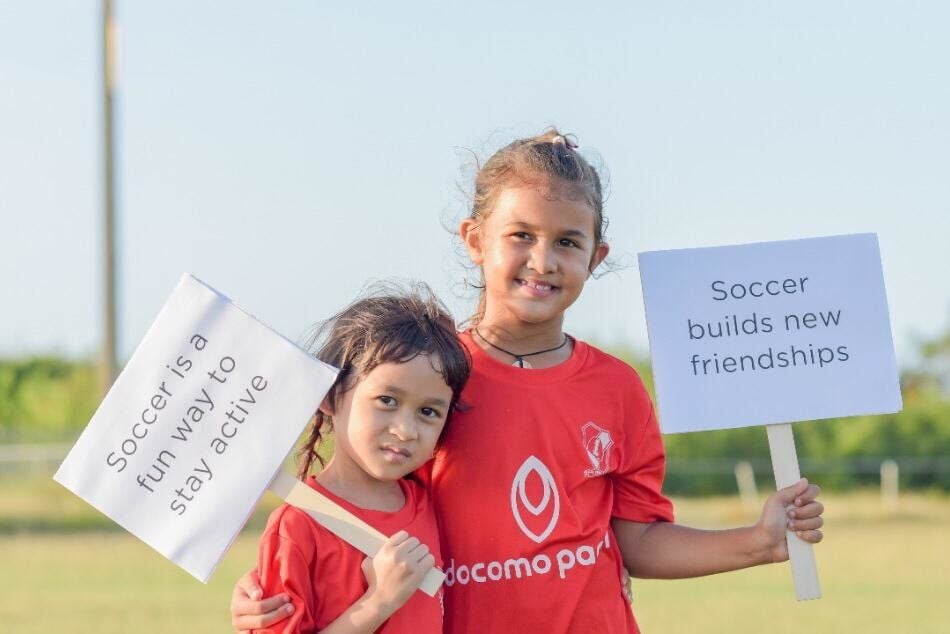 The Paire Football Club encourages, advances and provides a safe and educational environment for the development of the sport on island.Docomo Pacific photo