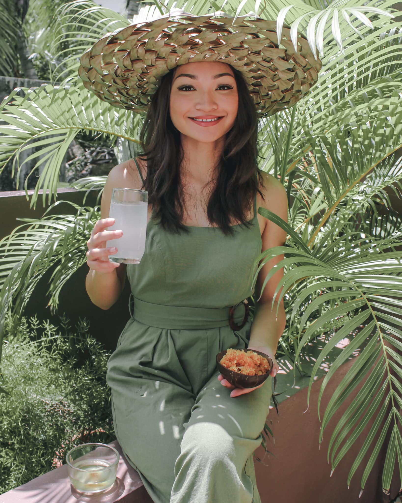 2019 Miss Marianas Shannon Sasamoto showcases the coconut candy she made during the first tutorial video series also made possible by the NMI Humanities Council Grant to help preserve local culture and tradition.Stellar Marianas photo