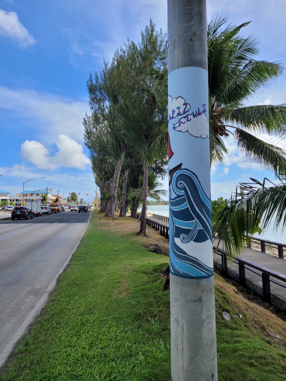 Project Haligi, which highlighted paintings on power poles that depict local culture, was funded by the National Endowment for the Arts through the Department of Community and Cultural Affairs’ Commonwealth Council for Arts & Culture.Photos by Emmanuel T. Erediano