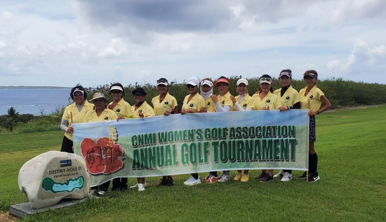 CNMI Women's Golf Association members pose for a group photo.Contributed photo