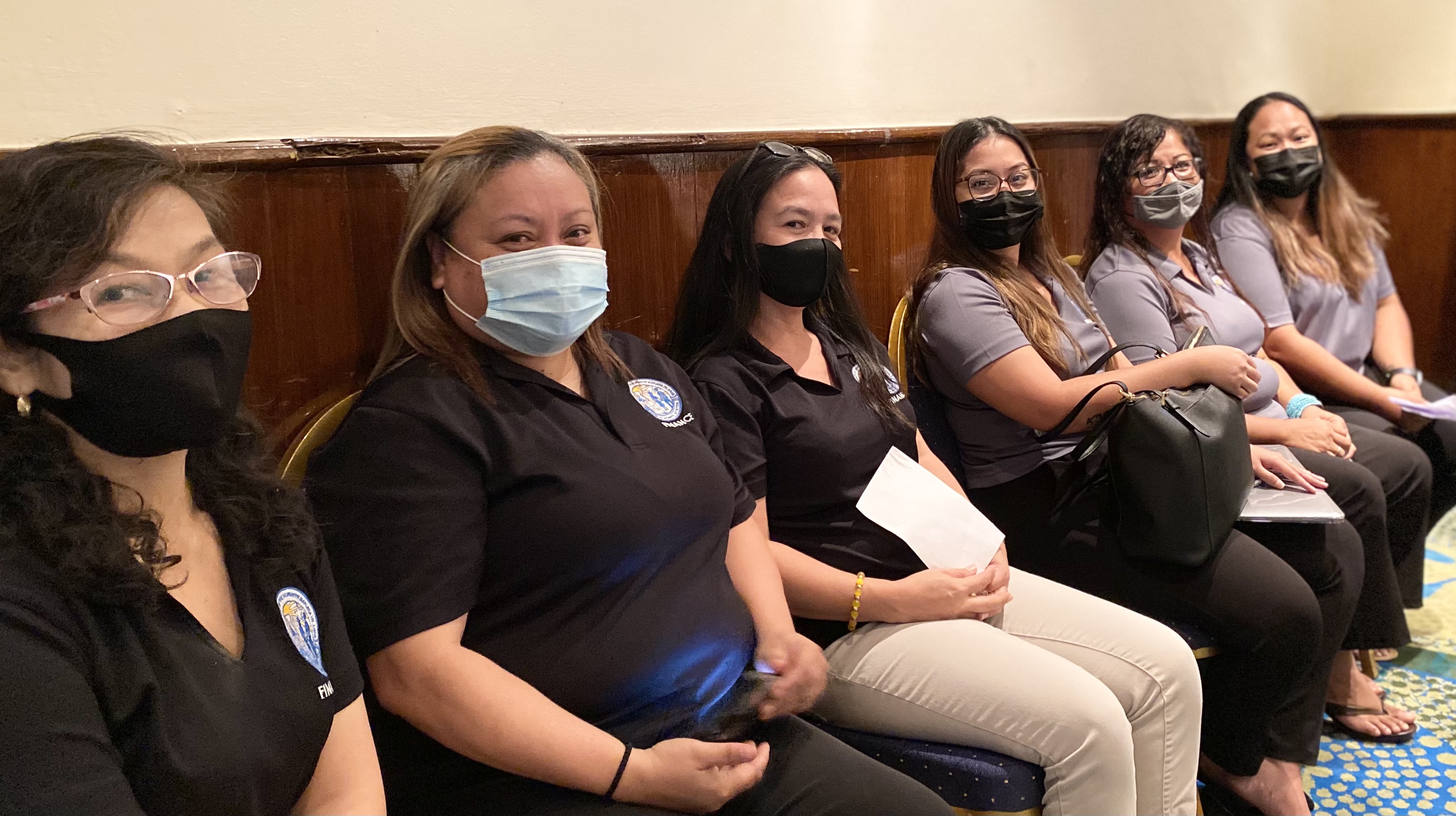 Finance and Budget Team, Catherine Regalado (accountant), Ronna Erich (accountant), Naydine Aguon (payroll supervisor), D’anna Tudela and Fidelia Mafnas (personnel specialists) and Leslie Ada (personnel specialist).