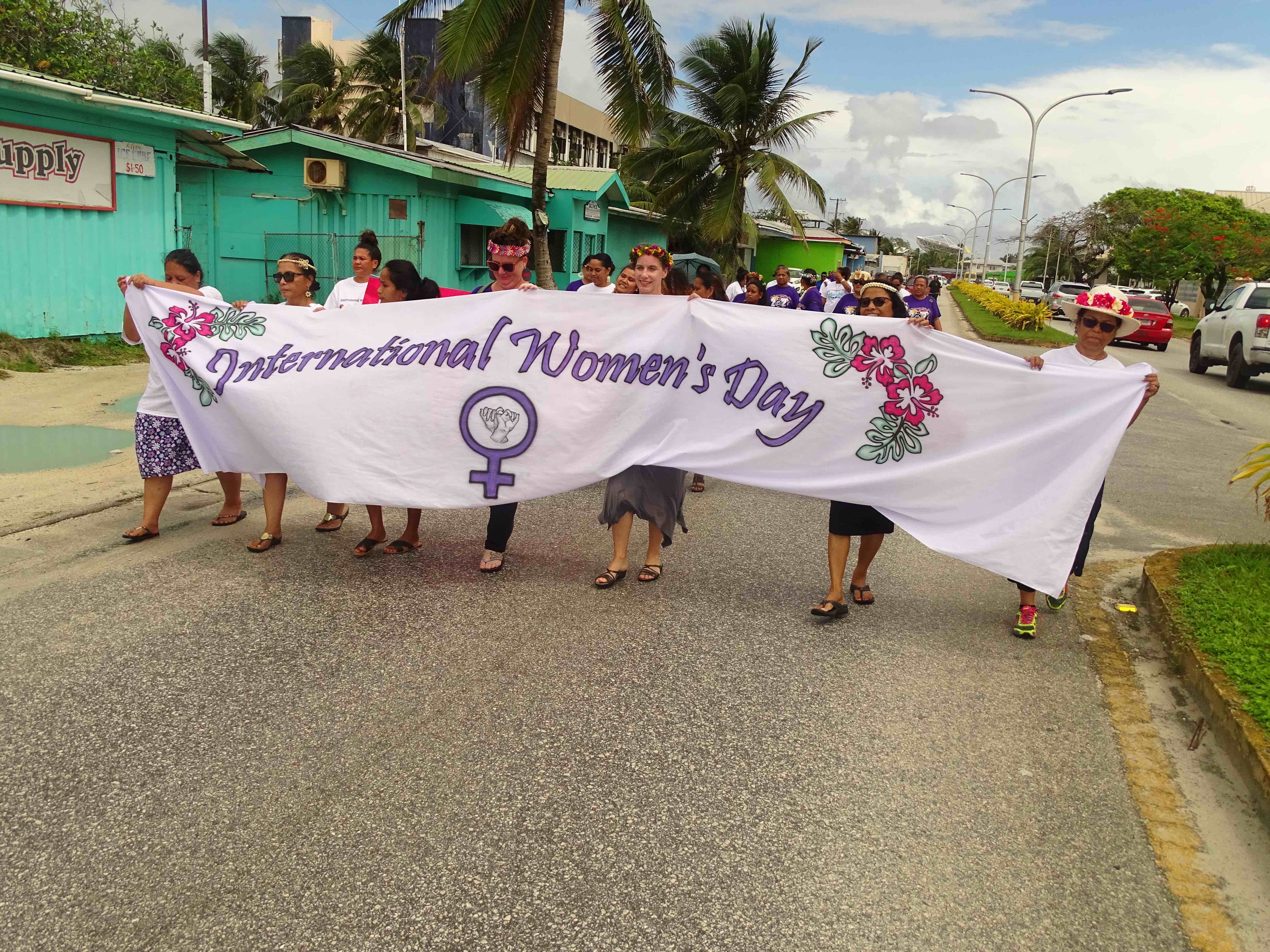 The Marshall Islands celebrated international Women's Day in Majuro last month. A new Taiwan-supported fund for women is soon to launch.Photo by Bolden Elanzo.