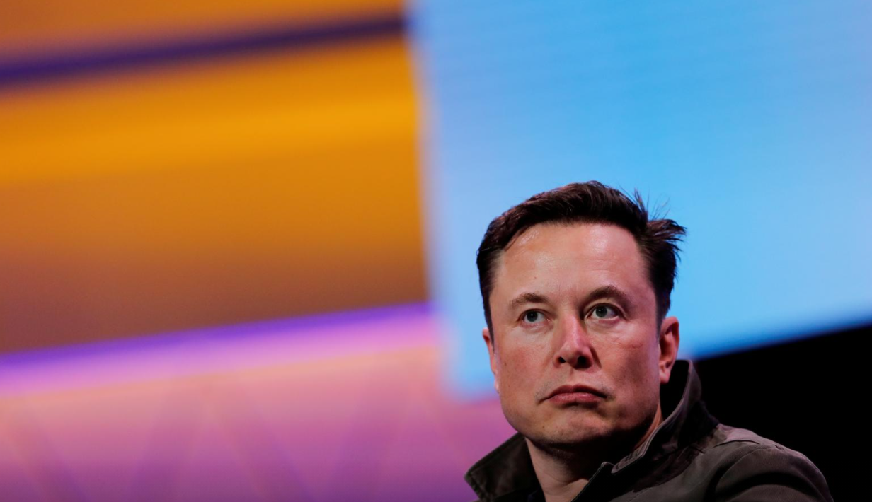 SpaceX owner and Tesla CEO Elon Musk listens during a conversation with legendary game designer Todd Howard — not pictured — at the E3 gaming convention in Los Angeles, California on June 13, 2019.REUTERS