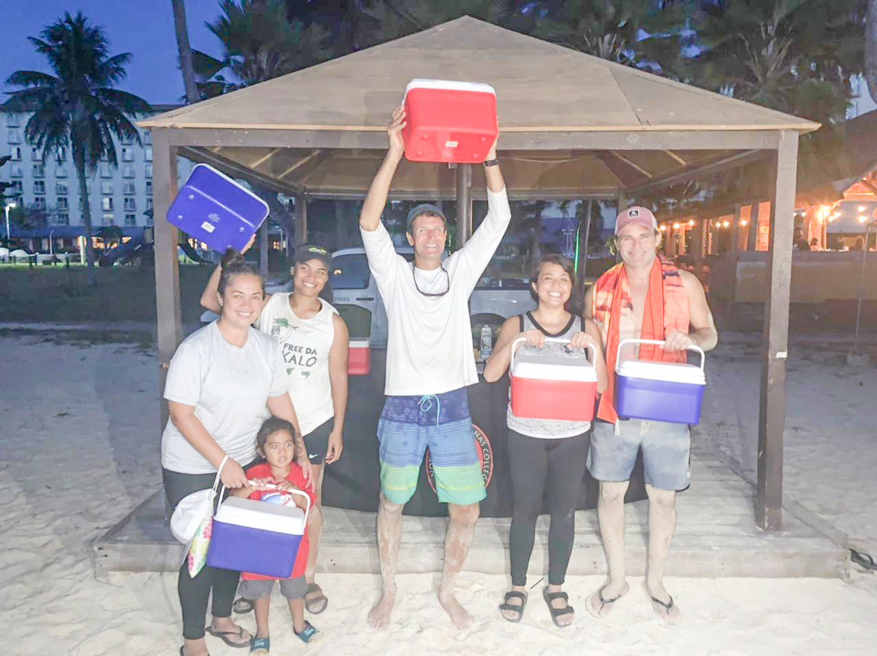 Coming in at second place was team NMC-CREES: Lei Rangamar, Leila Iguel, Tyce Mister, Patty Coleman, and Chris Nelson.