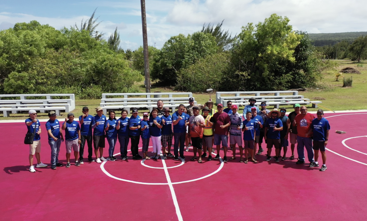 After: Sinapalo Basketball Court