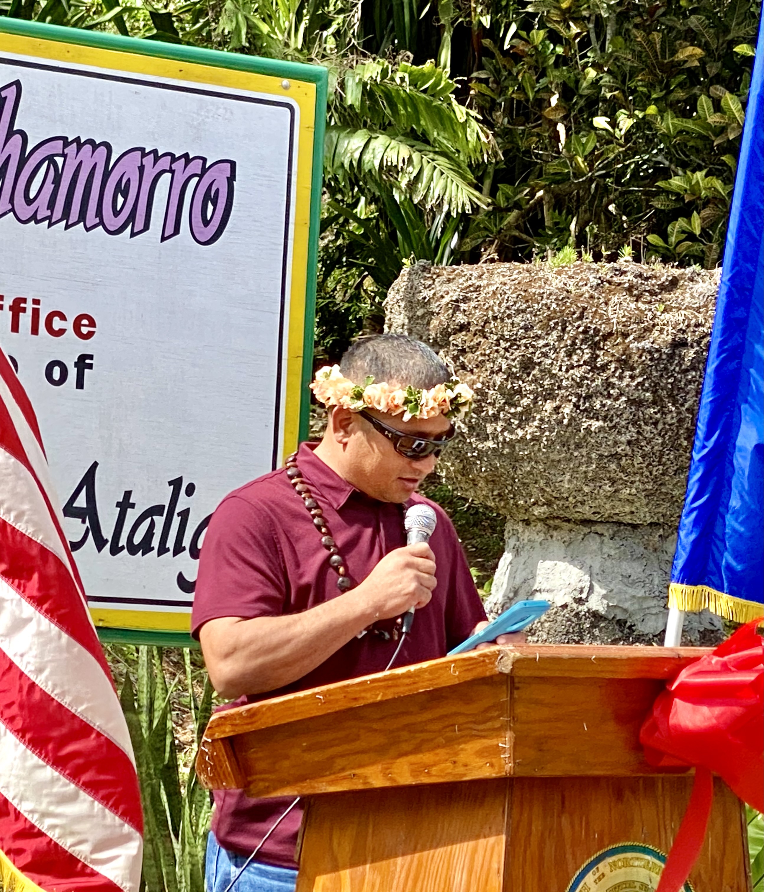 Jim Michael Atalig, the chairman of the Rota Municipal Council.