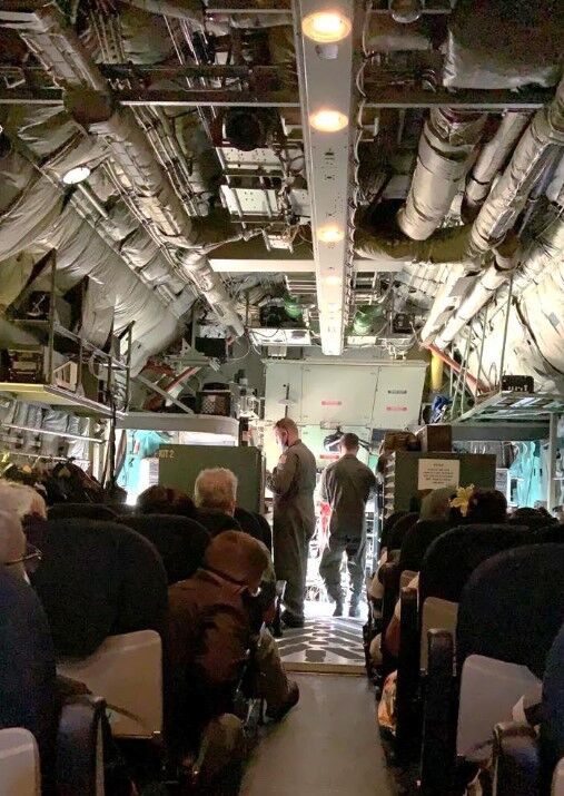 FSM citizens prepare for their flight home  after being stranded  abroad  for an average period of approximately  14  months.FSMIS photo