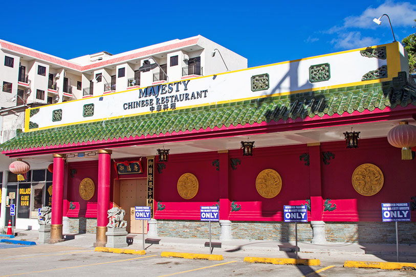 Majesty Chinese Restaurant is located on Beach Road in Garapan.