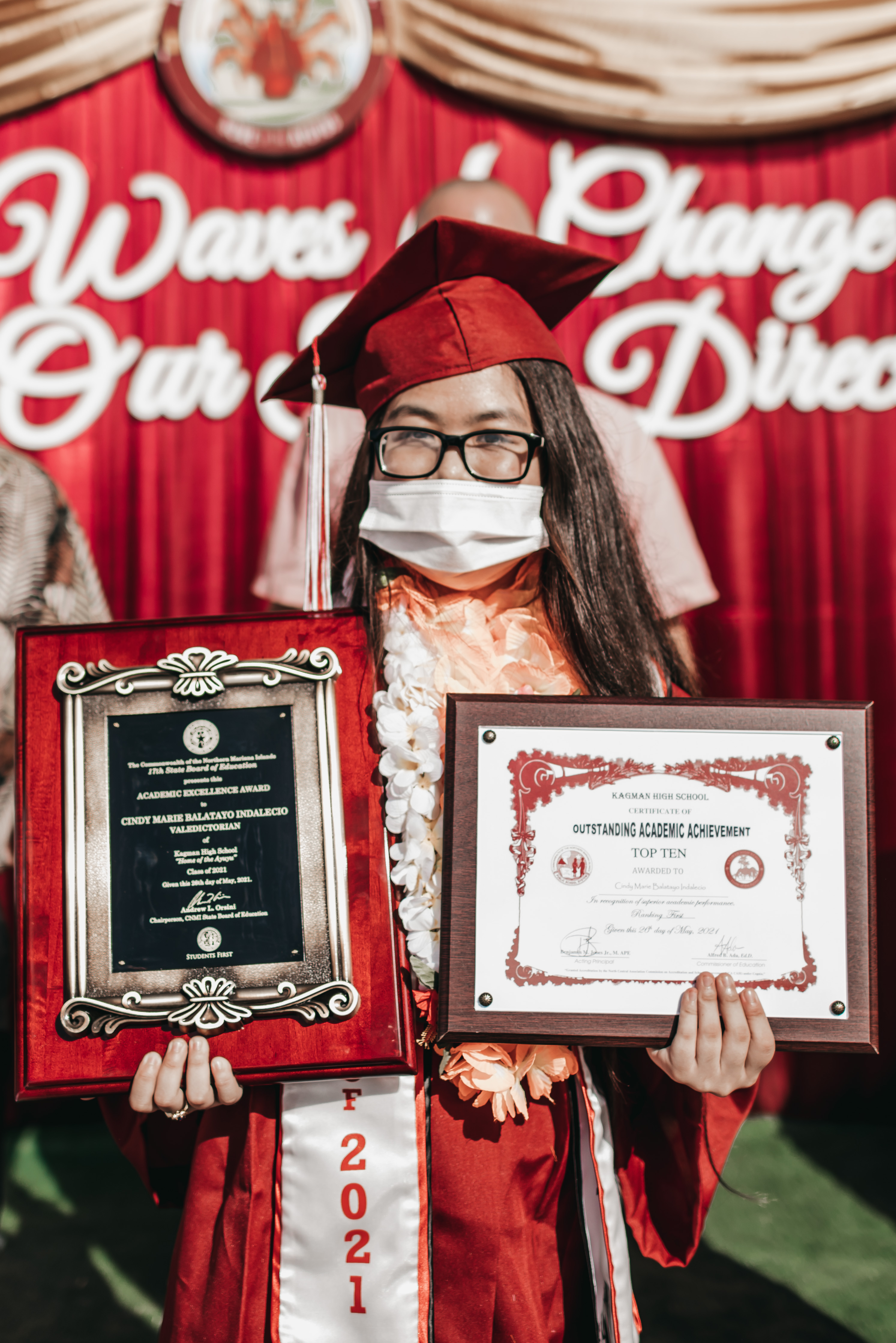 Cindy Marie Balatayo Indalecio is Kagman High School’s Class of 2021 valedictorian and Board of Education awardee.